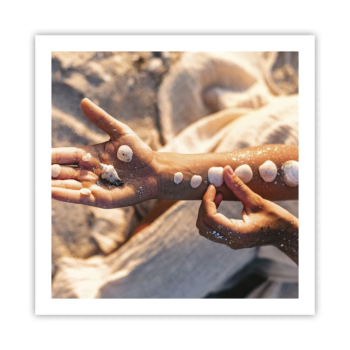 Poster - Schoonheid binnen handbereik - 60x60 cm