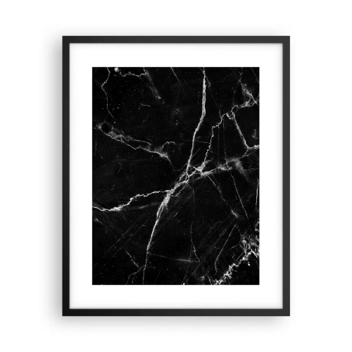 Poster in een zwarte lijst - Het geheime leven van steen - 40x50 cm