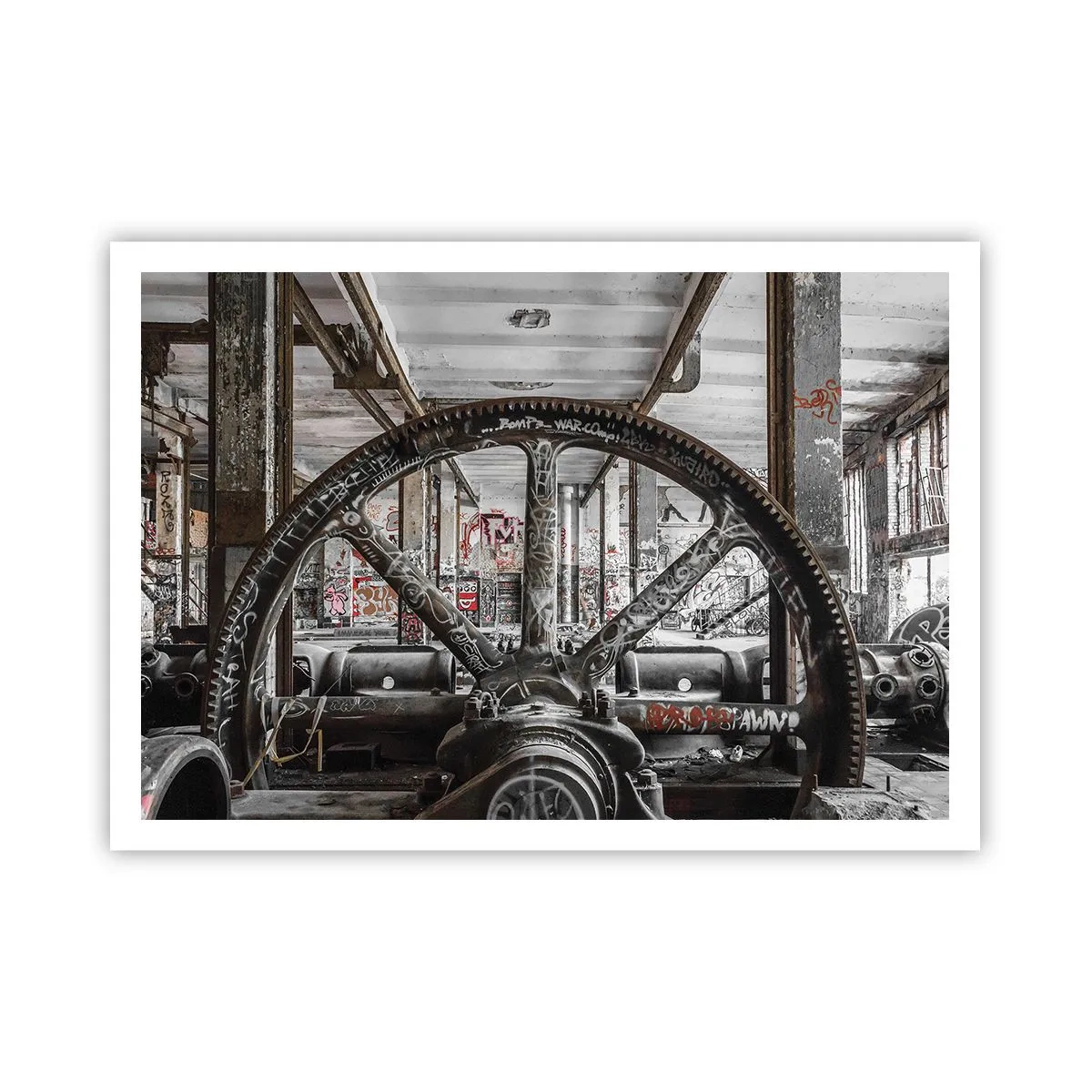 Poster - Het geheime leven van de fabriek - 100x70 cm