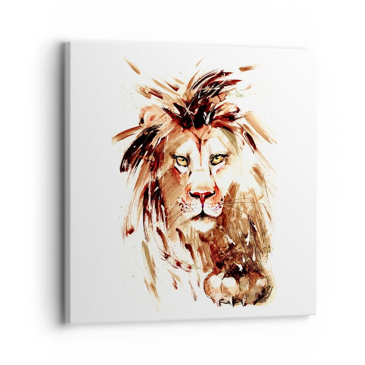 Schilderen op canvas - Kracht en waardigheid - 30x30 cm