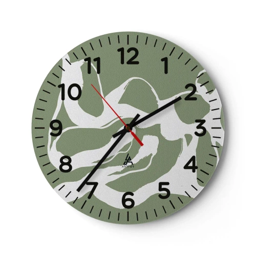 Wandklok - Klok - De roep van de ruimte - 30x30 cm