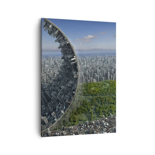 Schilderen op canvas - De natuur is eeuwig - 50x70 cm