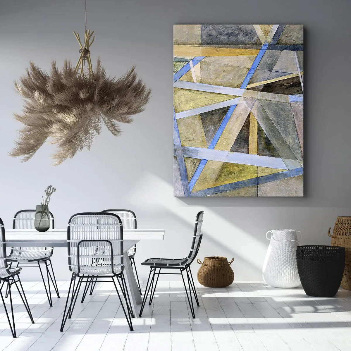 Schilderen op canvas - Recht of diagonaal? - 70x100 cm