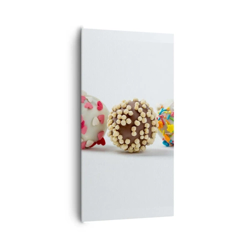 Schilderen op canvas - Het leven kan zoet zijn - 65x120 cm