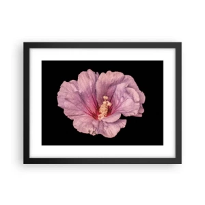 Poster in een zwarte lijst - Recht in het hart - 40x30 cm