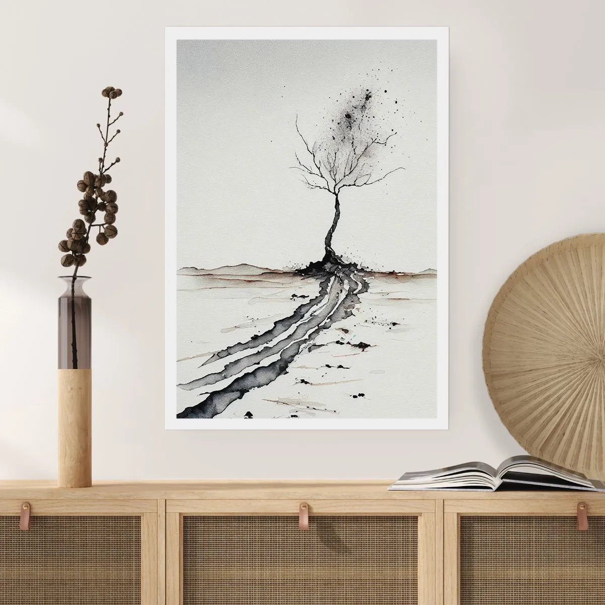 Poster - Winterse melancholie - 61x91 cm