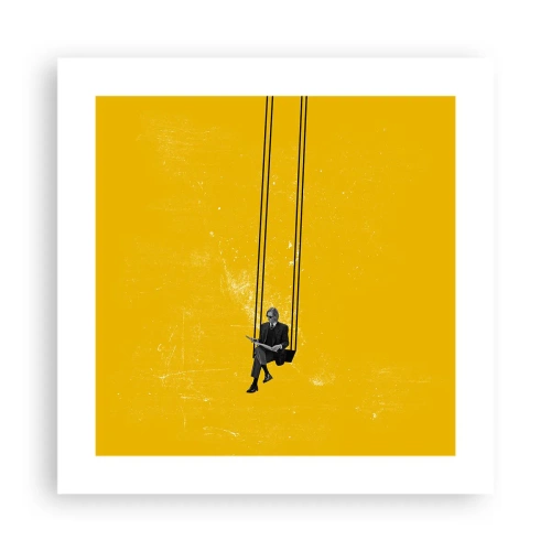 Poster - Dag als iedere dag - 40x40 cm