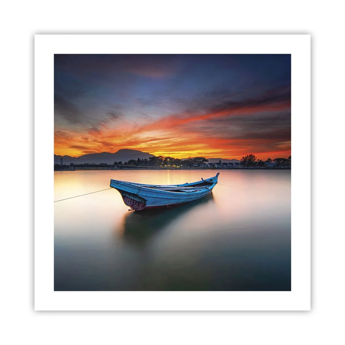 Poster - Een goede nacht komt eraan - 50x50 cm