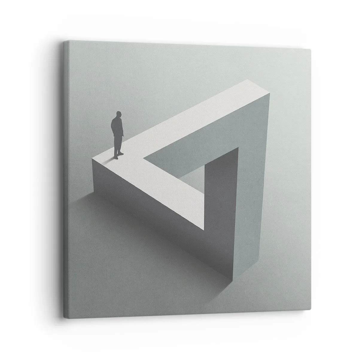 Schilderen op canvas - Maar het is toch mogelijk - 30x30 cm