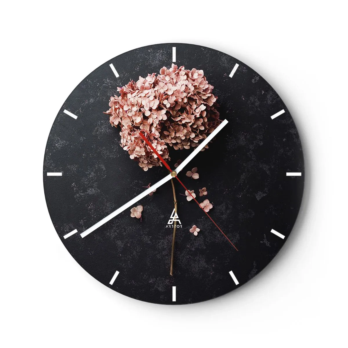Wandklok - Klok - Een echt romantisch teken - 40x40 cm