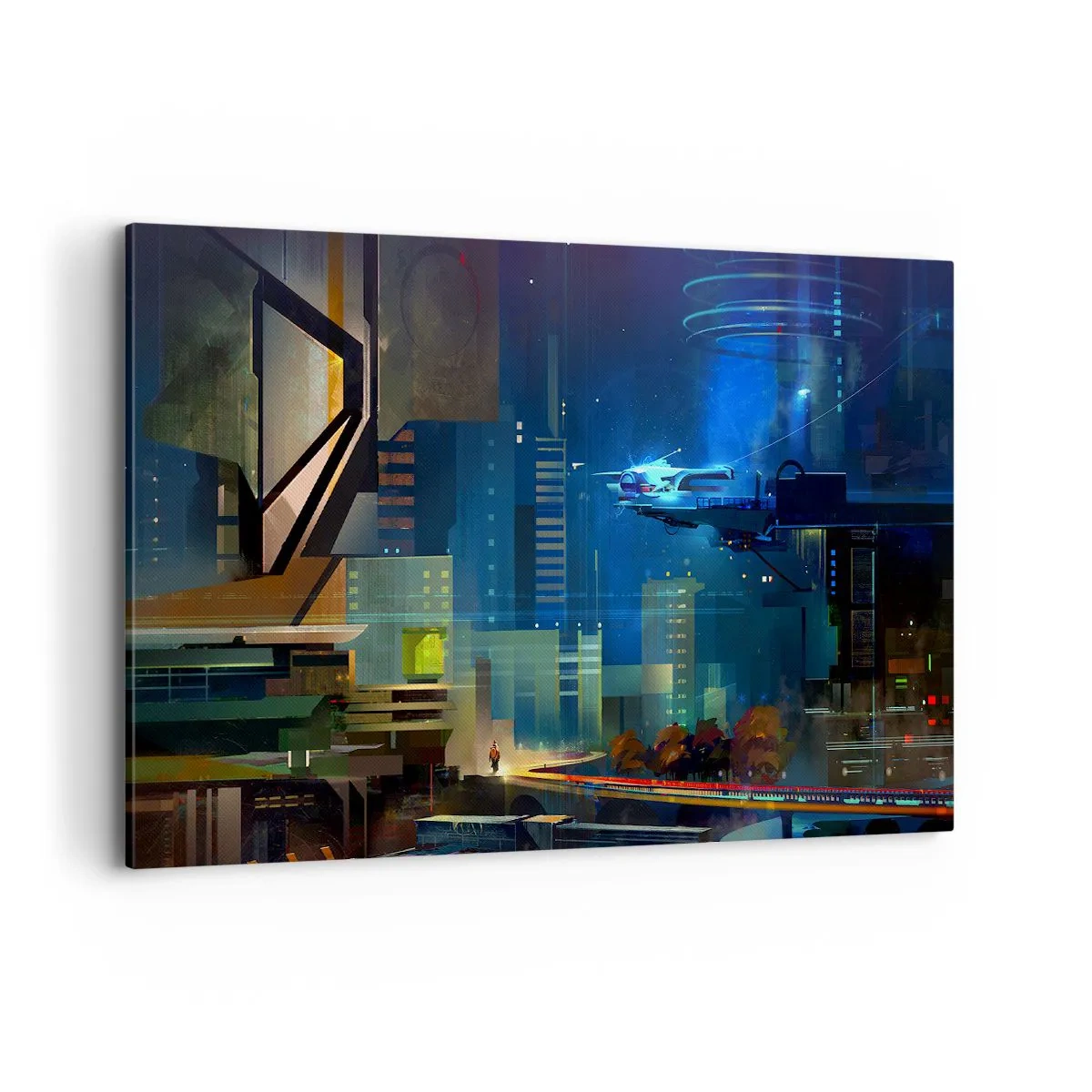 Schilderen op canvas - In de nabije toekomst - 100x70 cm