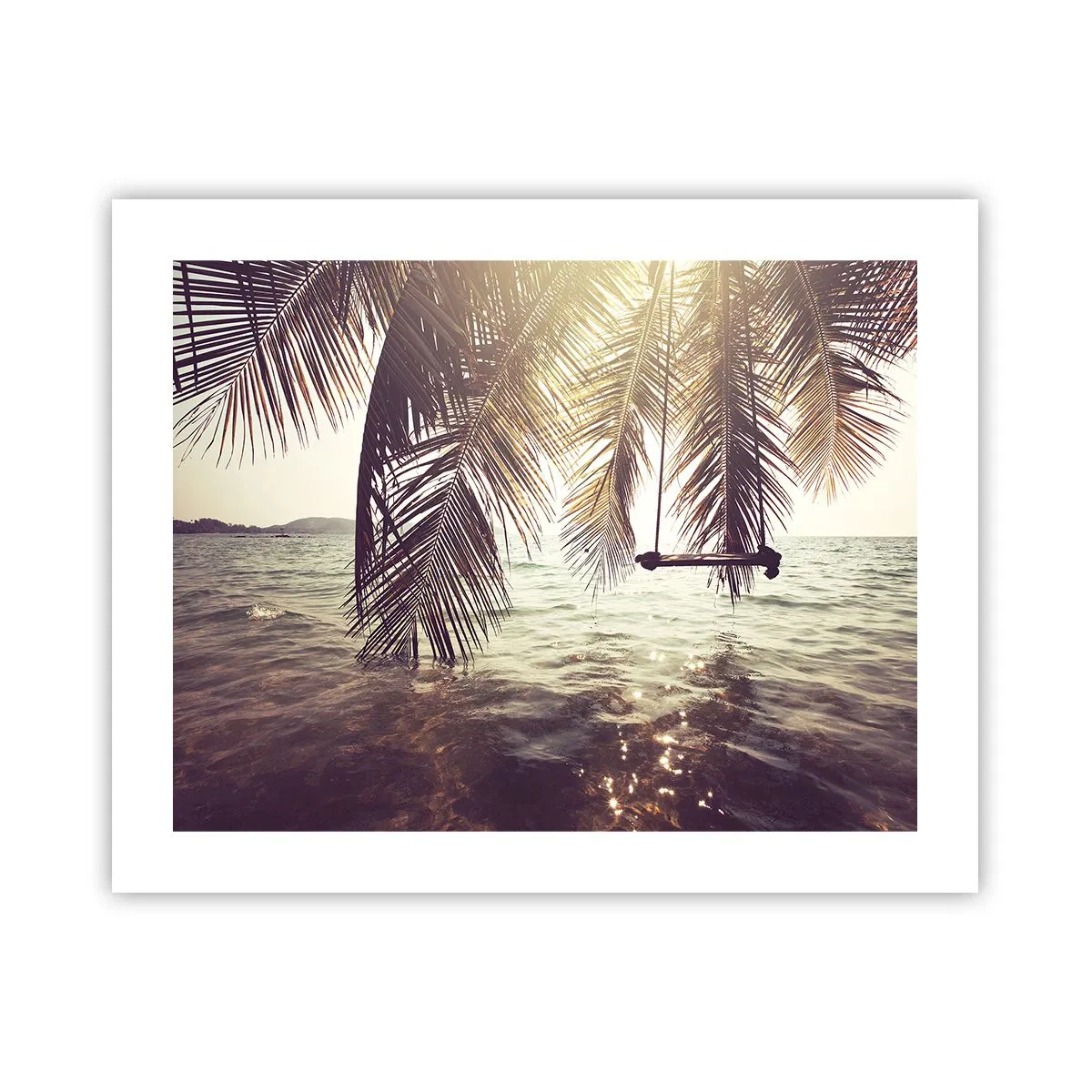 Poster - Je kunt naar believen in de wolken slingeren - 50x40 cm