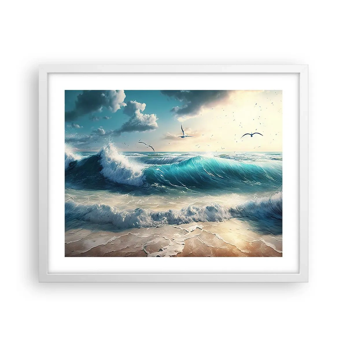 Poster in een witte lijst - Ritselt alleen voor jou - 50x40 cm