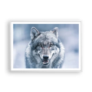 Poster in een witte lijst - Ga jij de uitdaging aan? - 100x70 cm