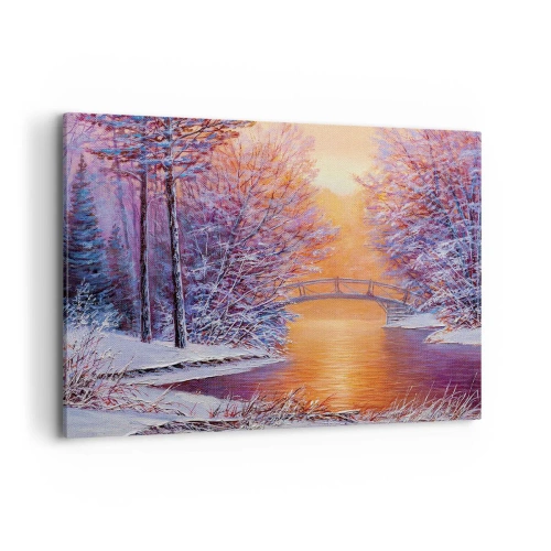 Schilderen op canvas - Laten we elkaar hier ontmoeten - 120x80 cm