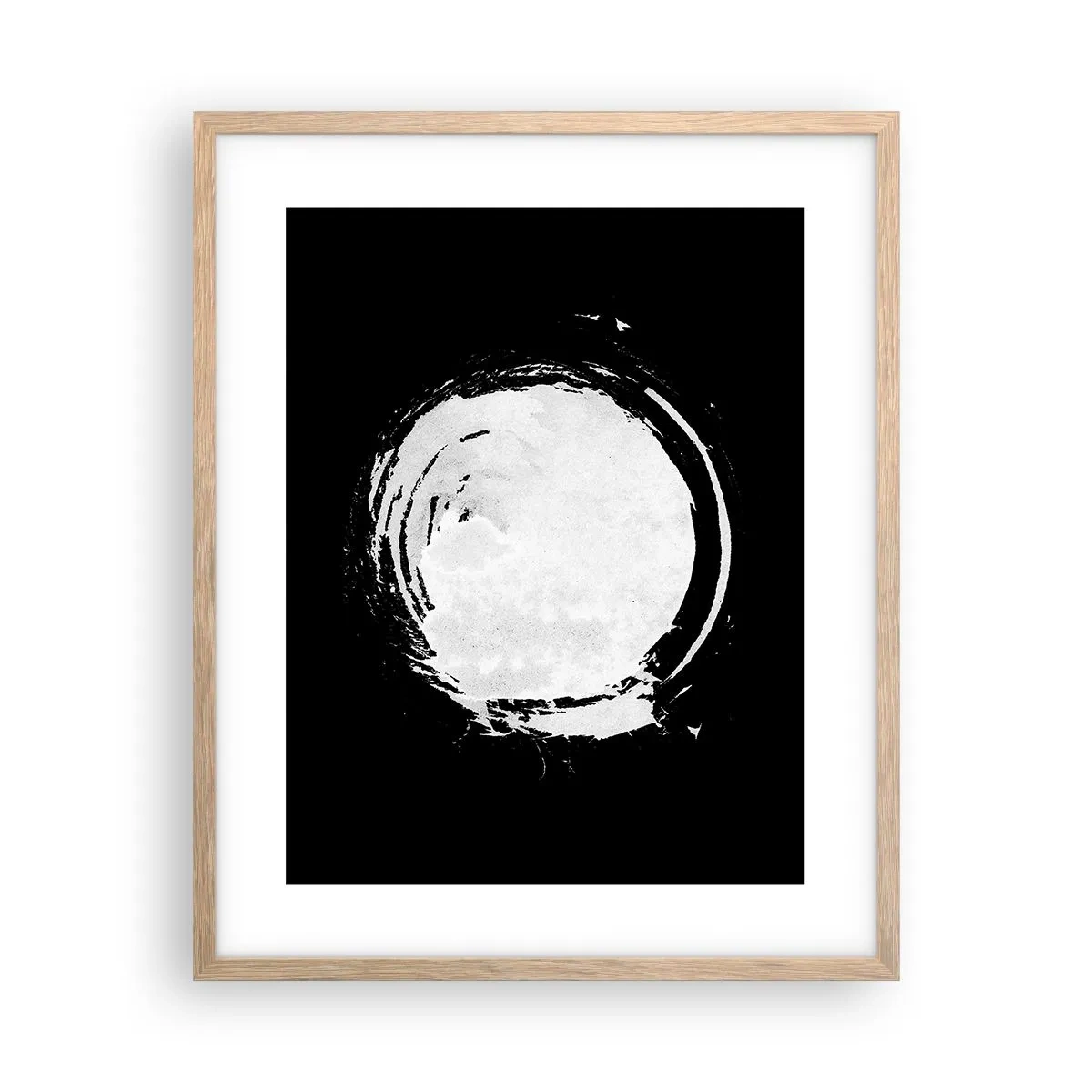 Een poster in een licht eiken lijst - Goede weg - 40x50 cm