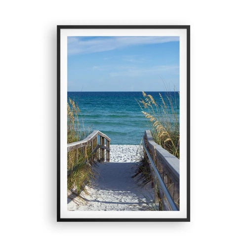 Poster in een zwarte lijst - In de zon, in de wind - 61x91 cm
