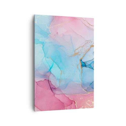 Schilderen op canvas - Ontmoeting en interpenetratie - 70x100 cm