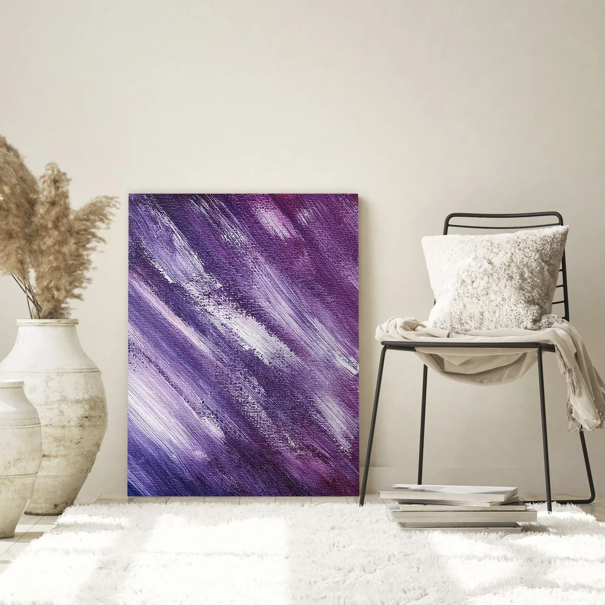 Schilderen op glas - Als de zonnige wind waait - 50x70 cm