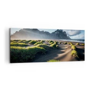 Schilderen op canvas - Harmonie van de elementen - 120x50 cm