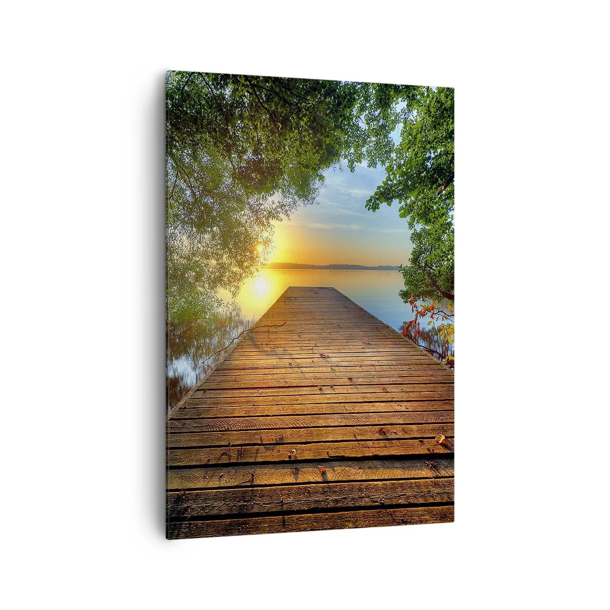 Schilderen op canvas - Neem de tijd, ga zitten - 70x100 cm