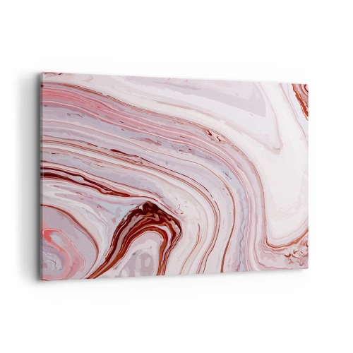 Schilderen op canvas - Rechtdoor, dan rechts naar beneden - 100x70 cm