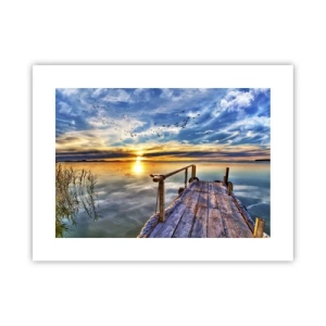 Poster - De wind gaat rusten - 40x30 cm