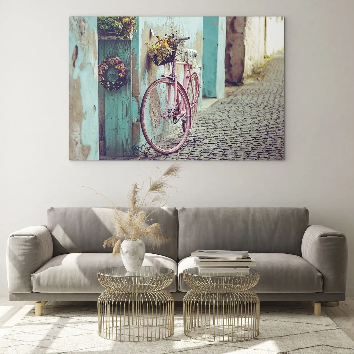 Schilderen op glas - Ben zo terug - 100x70 cm