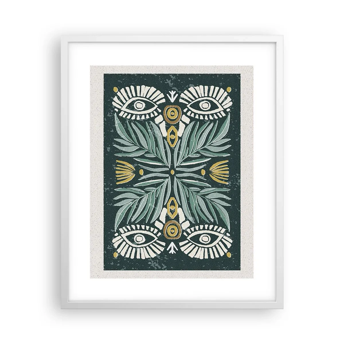 Poster in een witte lijst - Als een volksuitsnede - 40x50 cm