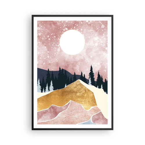 Poster in een zwarte lijst - Nachtwacht - 70x100 cm