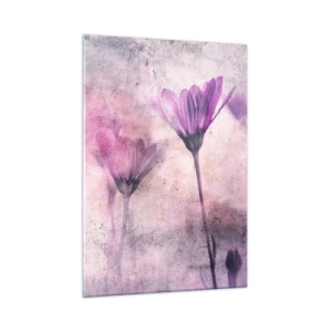 Schilderen op glas - Een droom van bloemen - 50x70 cm