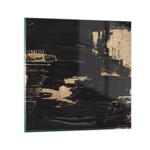 Schilderen op glas - Spoor van aanraking - 40x40 cm