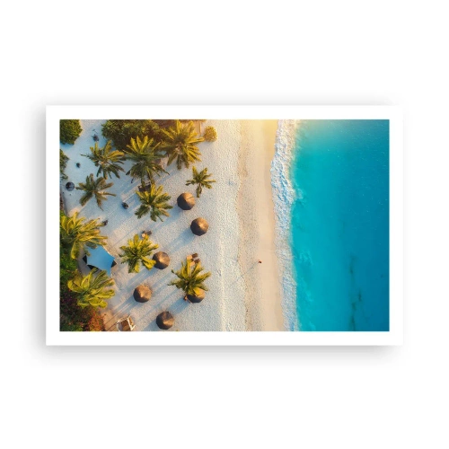 Poster - Welkom in het paradijs - 91x61 cm