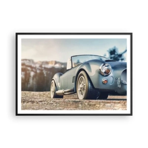 Poster in een zwarte lijst - Omdat stijl ertoe doet - 100x70 cm