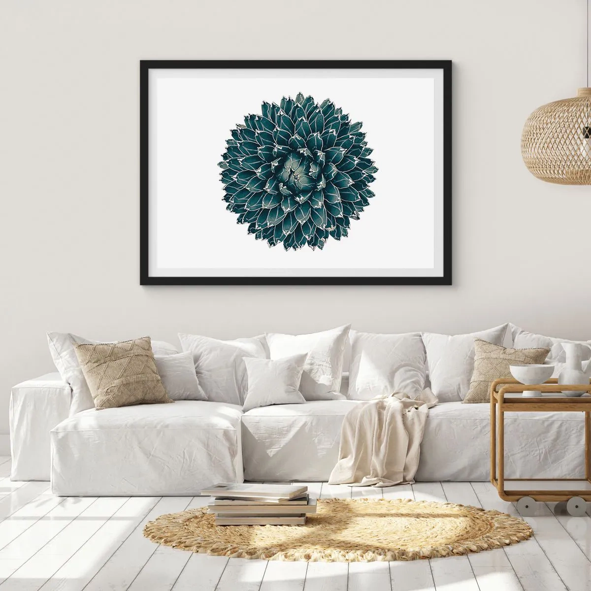 Poster in een zwarte lijst - De ster van de woestijn - 100x70 cm