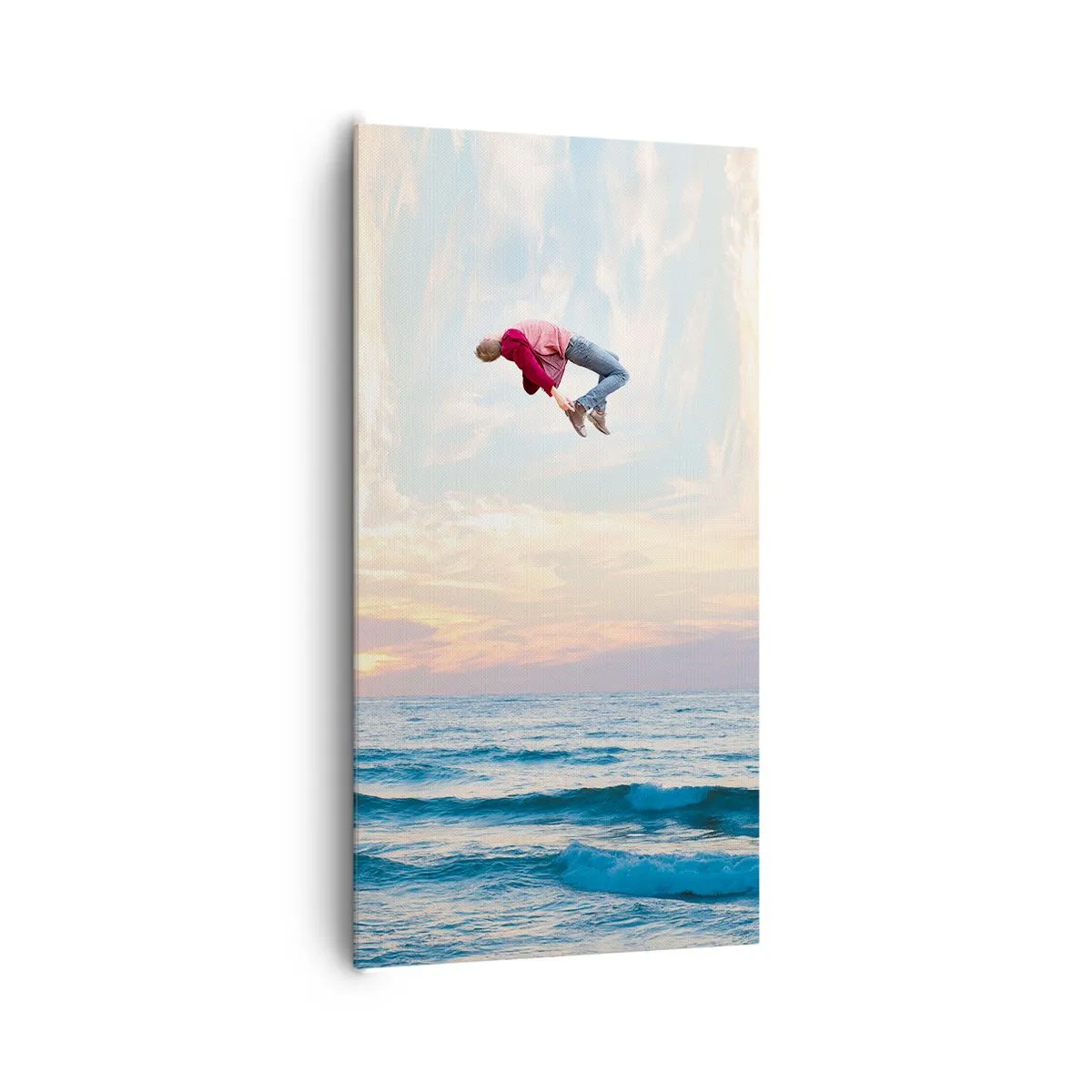 Schilderen op canvas - Naar een andere dimensie - 65x120 cm