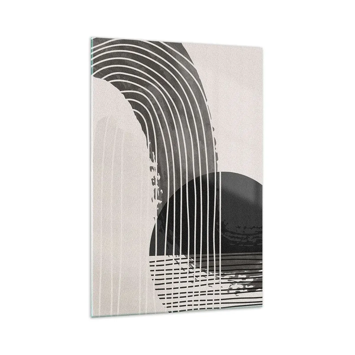 Schilderen op glas - Daar en terug - 70x100 cm