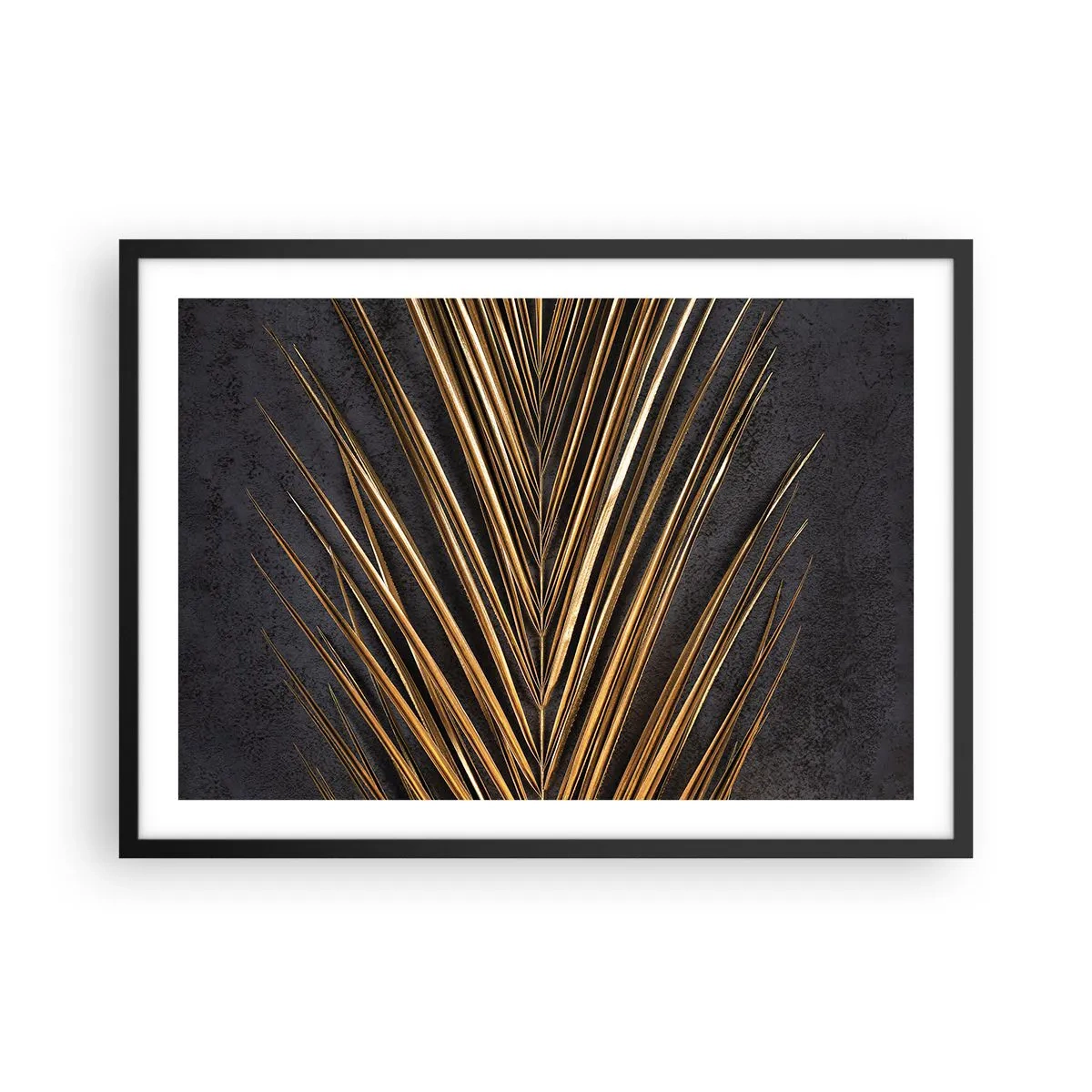Poster in een zwarte lijst - Het goud van de tropen - 70x50 cm