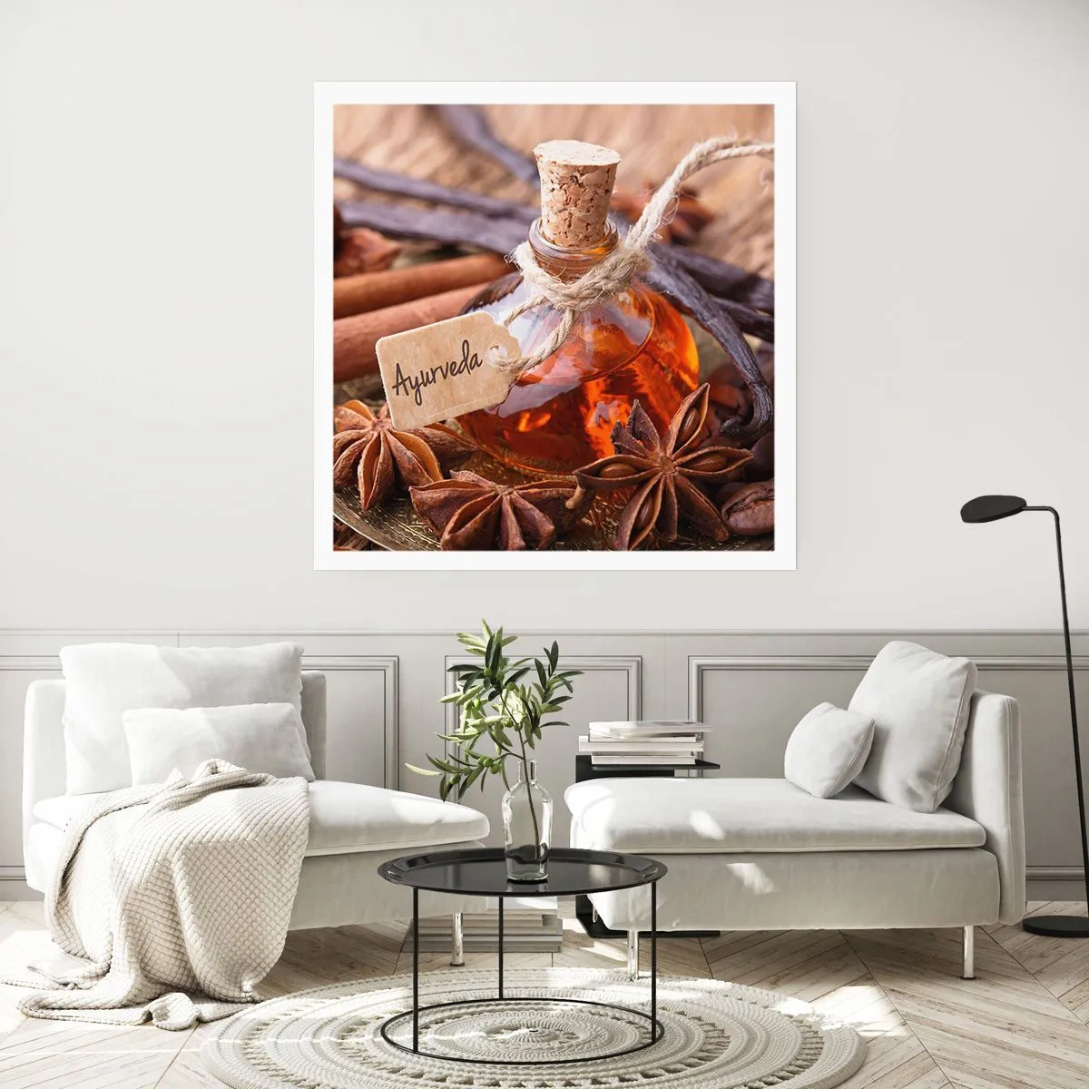 Poster - Naar de eenheid van lichaam en geest - 40x40 cm