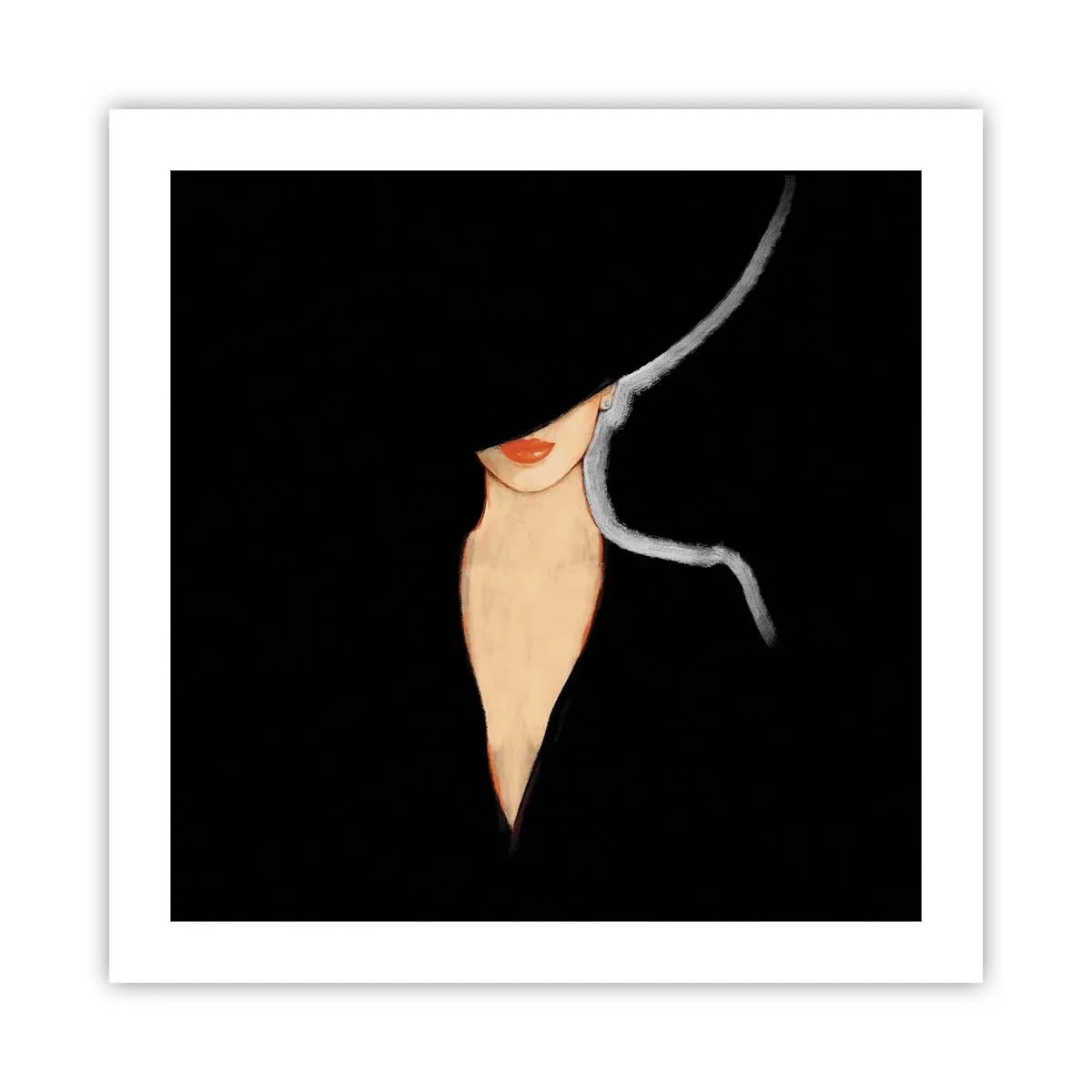Poster - Elegantie en stijl - 50x50 cm