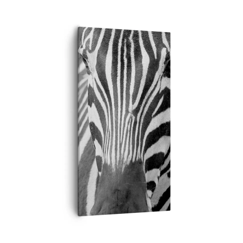 Schilderen op canvas - De wereld is zwart-wit - 55x100 cm