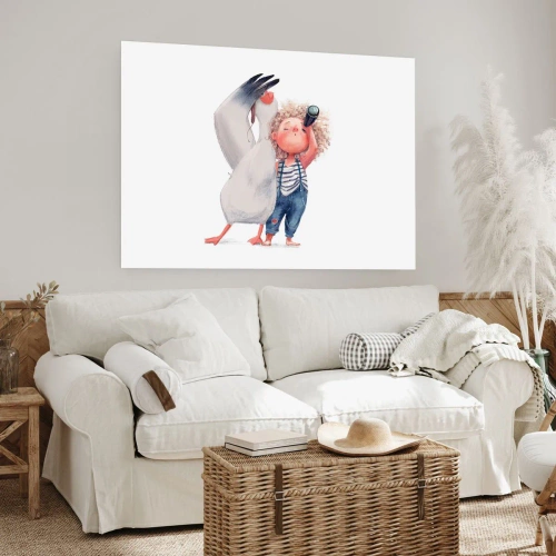 Poster - Een geweldige reisroute - 40x30 cm