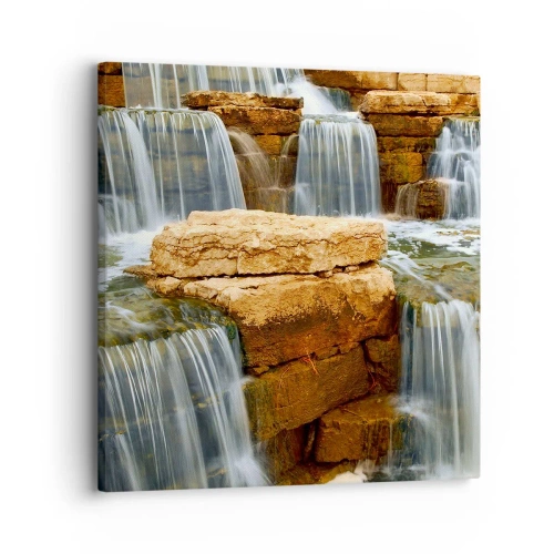 Schilderen op canvas - Trap naar de hemel - 30x30 cm