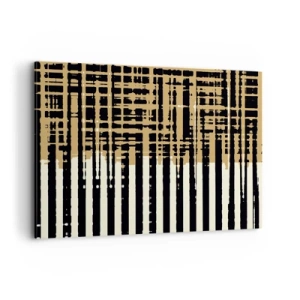 Schilderen op canvas - Architecturale abstractie - 100x70 cm