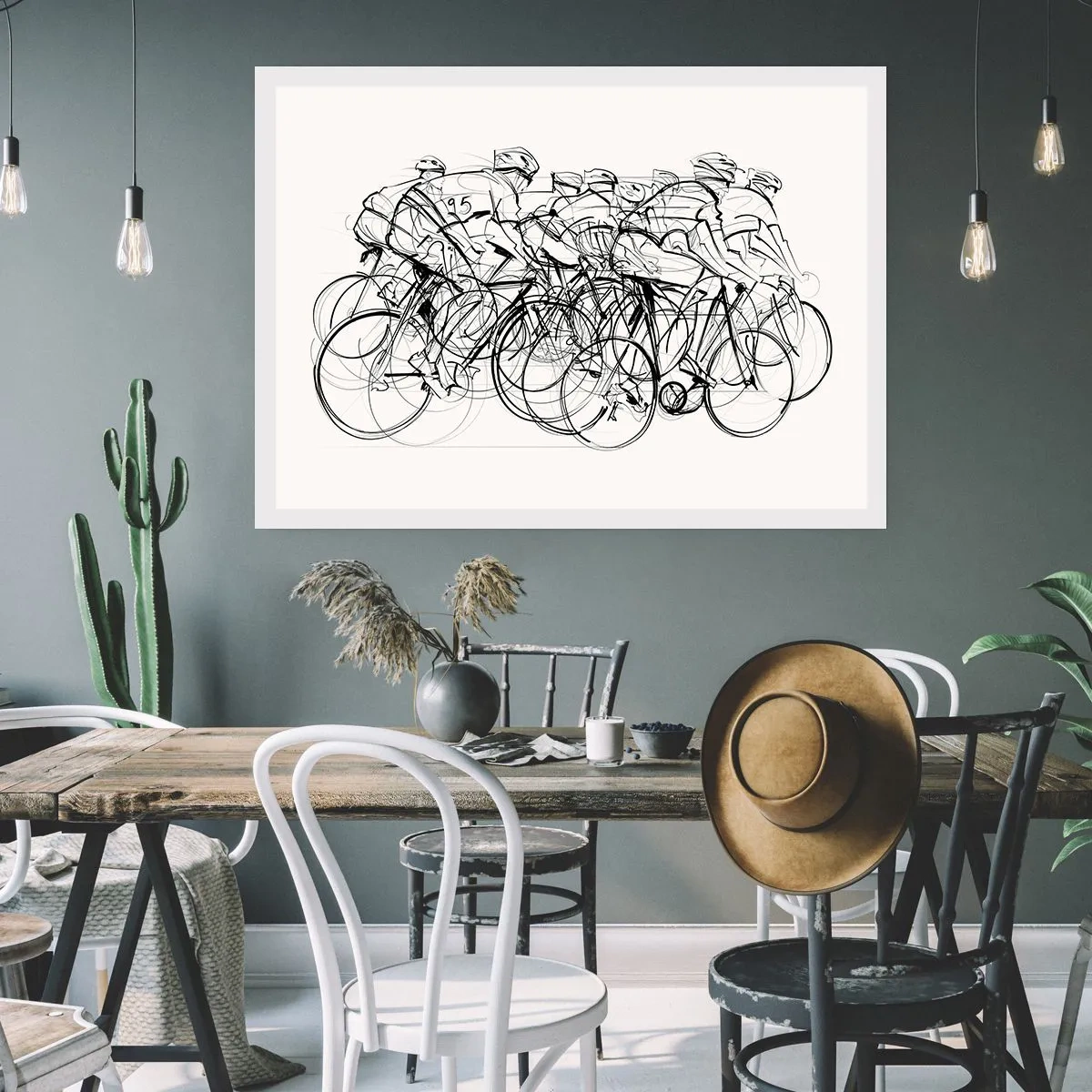 Poster - Samen als team - 50x40 cm