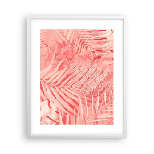 Poster in een witte lijst - Roze concept - 40x50 cm