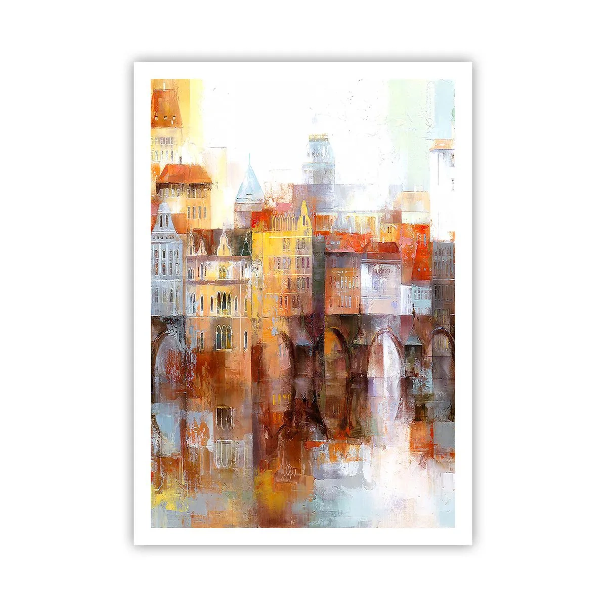 Poster - Ook onder de brug is het mooi - 70x100 cm