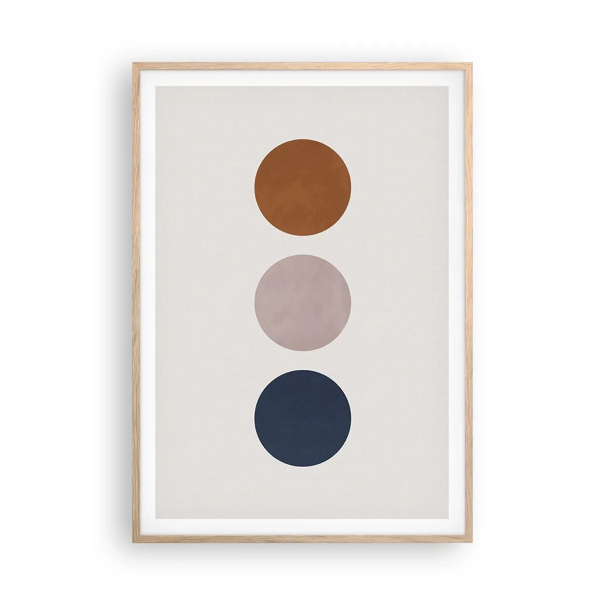 Een poster in een licht eiken lijst - Een symbool van uitmuntendheid - 70x100 cm