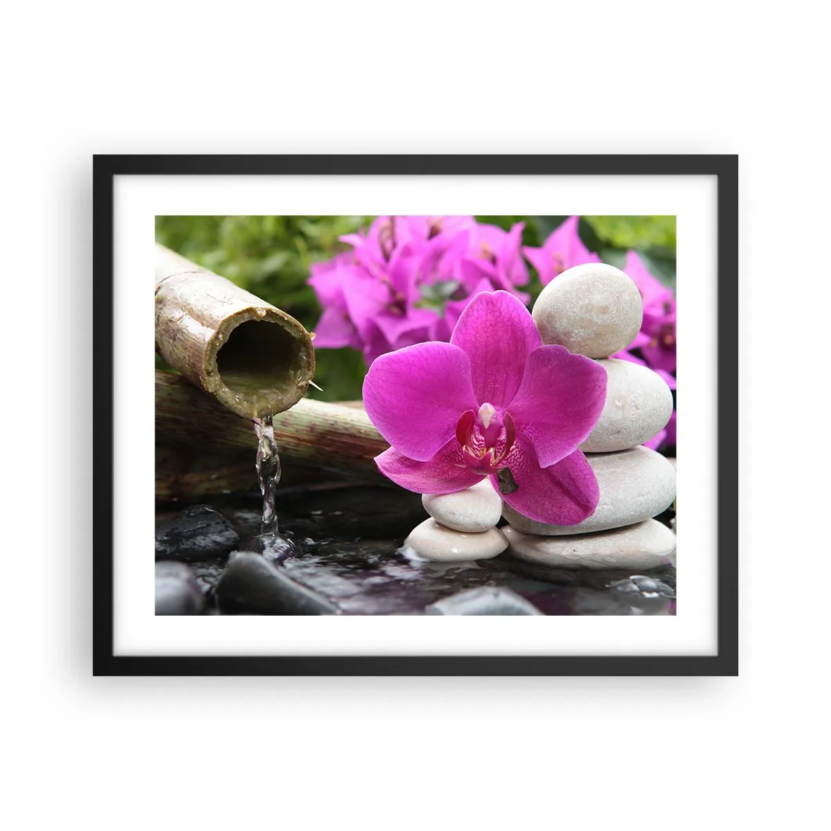 Poster in een zwarte lijst - Je bent al aan het rusten - 50x40 cm