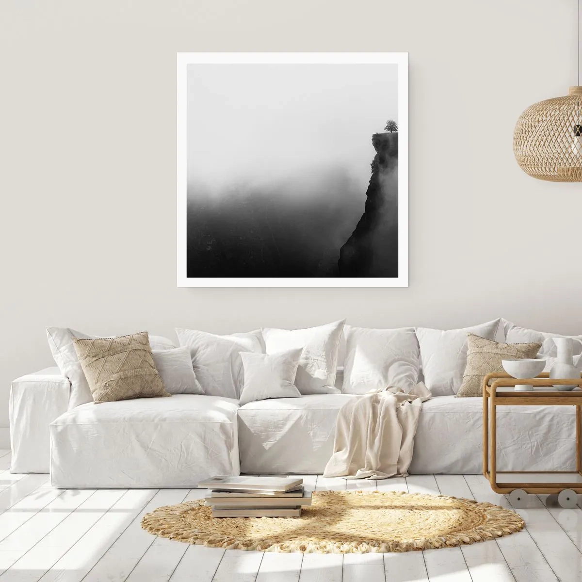 Poster - Aan de rand van de wereld - 30x30 cm